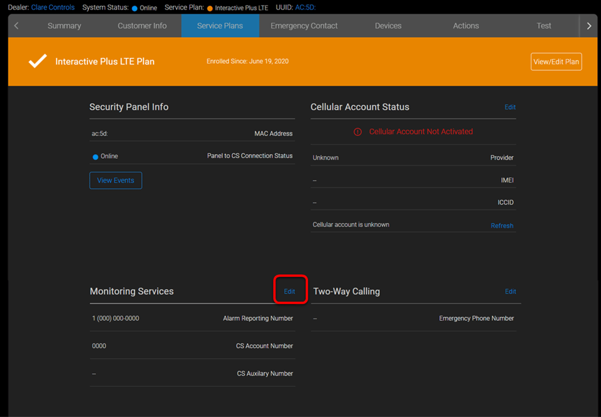How to disable security monitoring